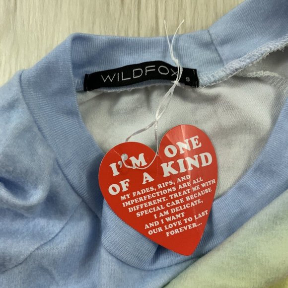 Wildfox‎ Women's Size Small Rainbow Galactic Junior Sweatshirt Top - Picture 6 of 9